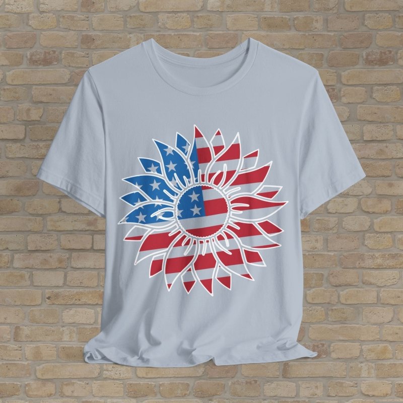 Graphic Only T-Shirt Liberty Sunflower Tee - Vibrant Styles
