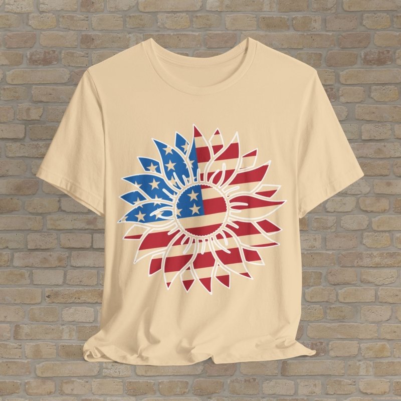 Graphic Only T-Shirt Liberty Sunflower Tee - Vibrant Styles