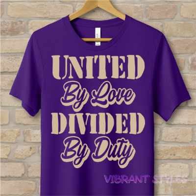 Text Only T-Shirts Love & Duty Tee - Vibrant Styles