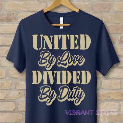 Text Only T-Shirts Love & Duty Tee - Vibrant Styles