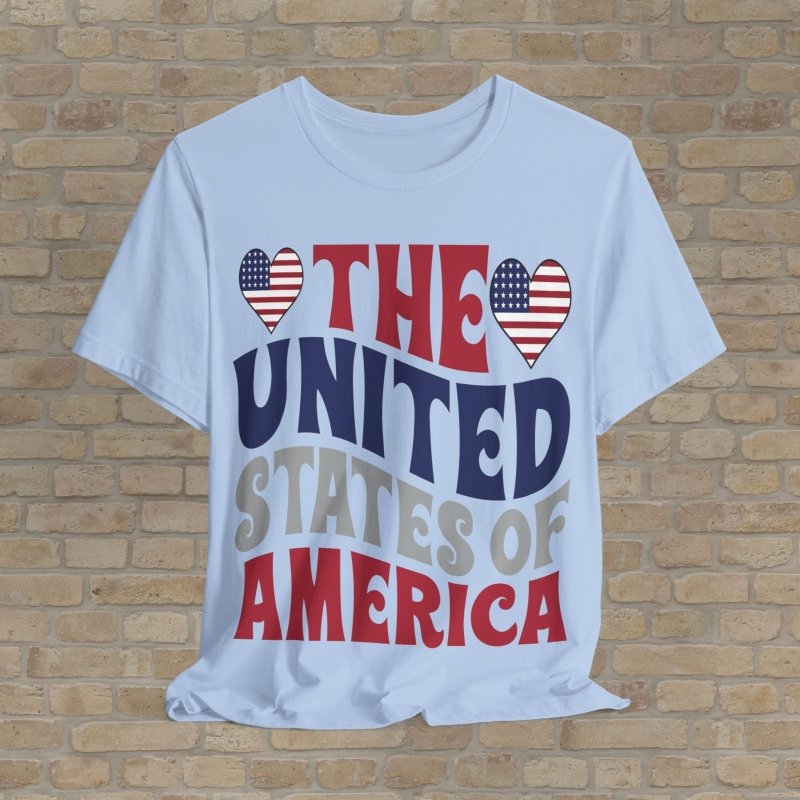 T-Shirt Love The USA Tee - Vibrant Styles