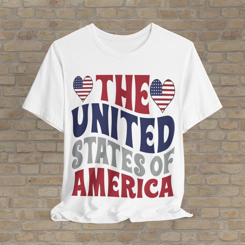 T-Shirt Love The USA Tee - Vibrant Styles