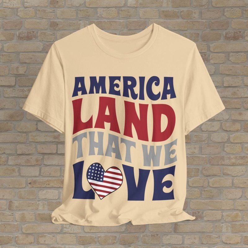 Mostly Text T-Shirts Love This Land Tee - Vibrant Styles
