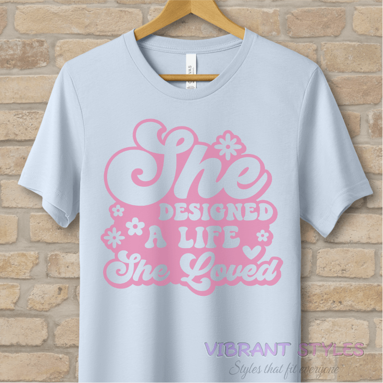 Mostly Text T-Shirts Love Your Life Tee - Vibrant Styles