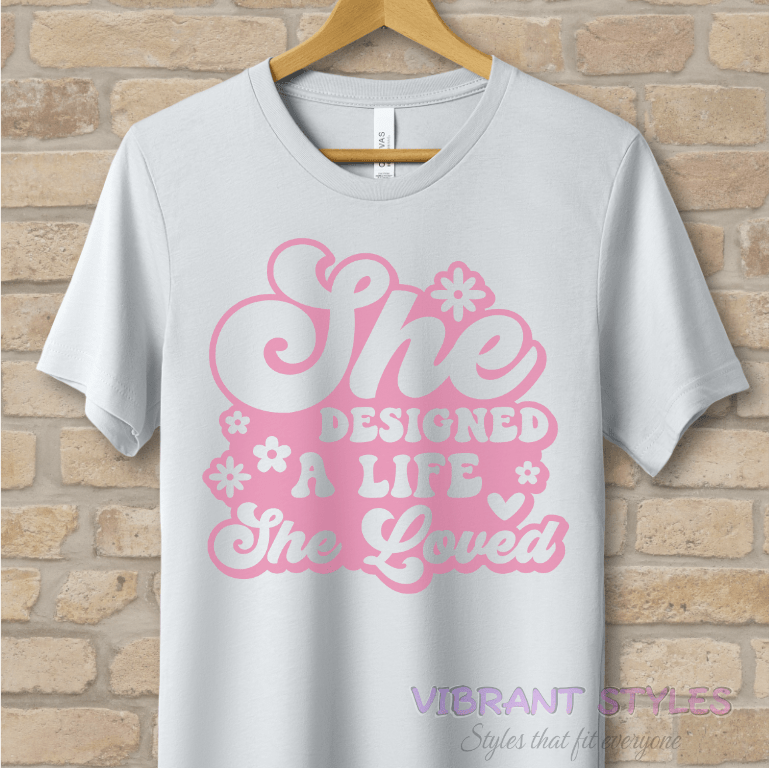 Mostly Text T-Shirts Love Your Life Tee - Vibrant Styles