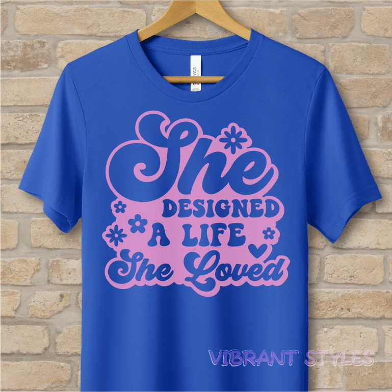 Mostly Text T-Shirts Love Your Life Tee - Vibrant Styles