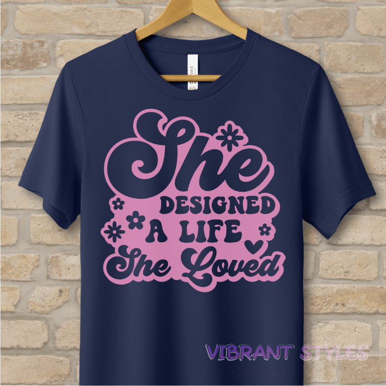 Mostly Text T-Shirts Love Your Life Tee - Vibrant Styles