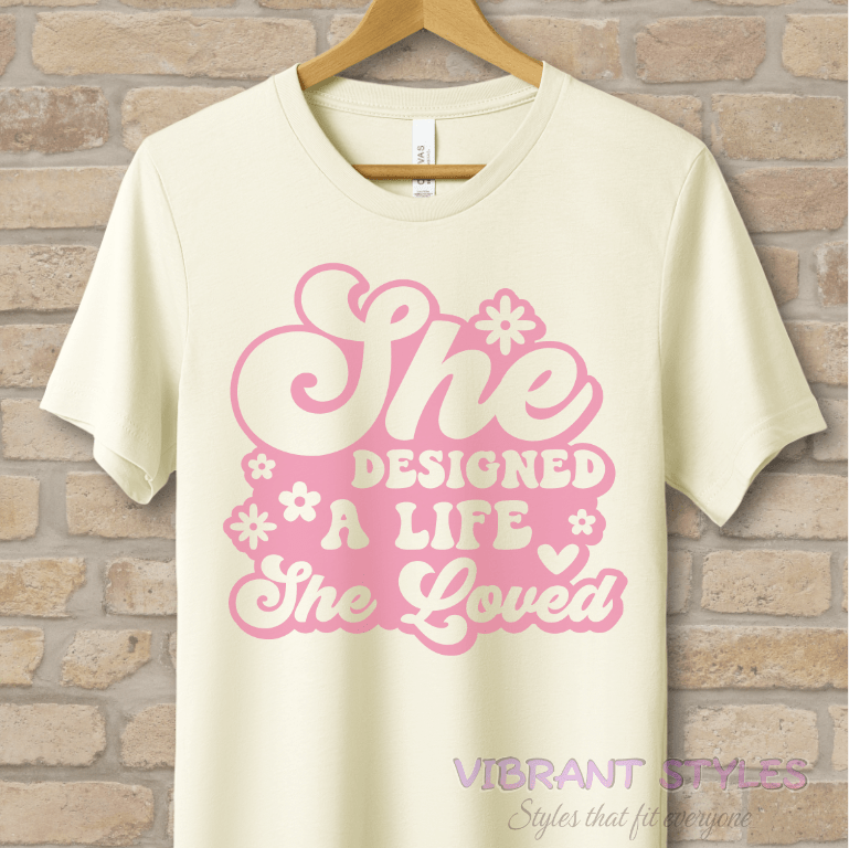 Mostly Text T-Shirts Love Your Life Tee - Vibrant Styles