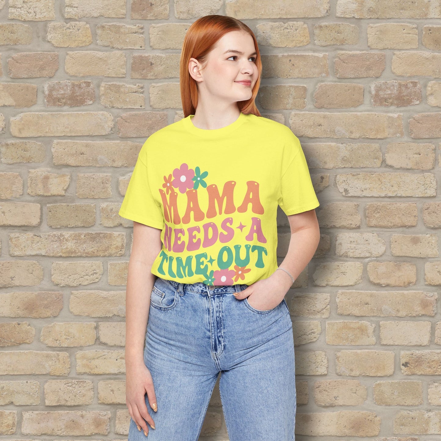 Mostly Text T-Shirts Mama Needs a Time - Out Tee - Vibrant Styles