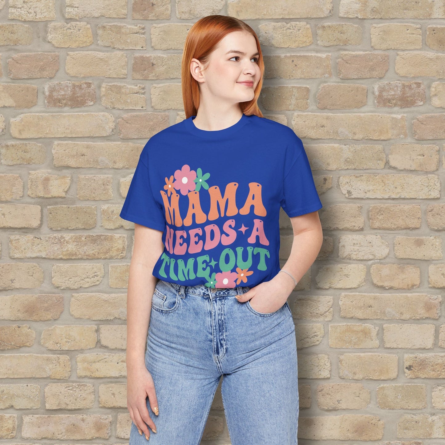 Mostly Text T-Shirts Mama Needs a Time - Out Tee - Vibrant Styles