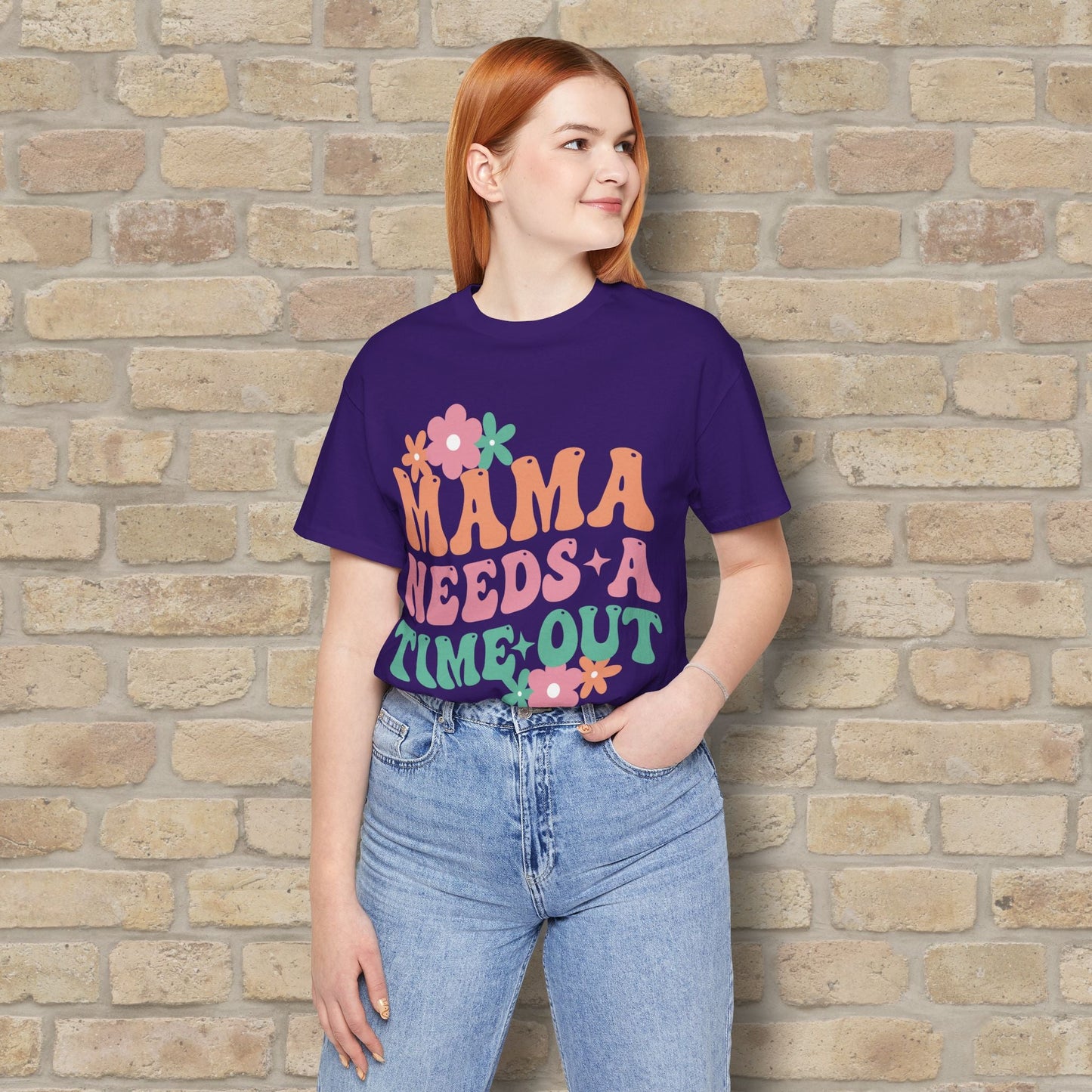 Mostly Text T-Shirts Mama Needs a Time - Out Tee - Vibrant Styles
