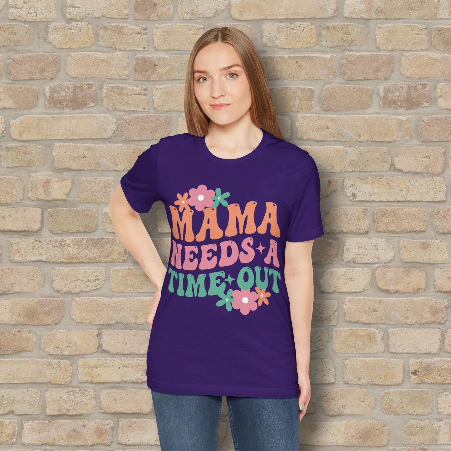 Mostly Text T-Shirts Mama Needs a Time - Out Tee - Vibrant Styles