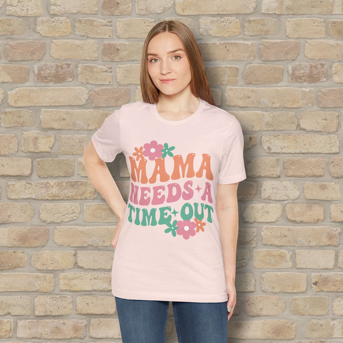 Mostly Text T-Shirts Mama Needs a Time - Out Tee - Vibrant Styles