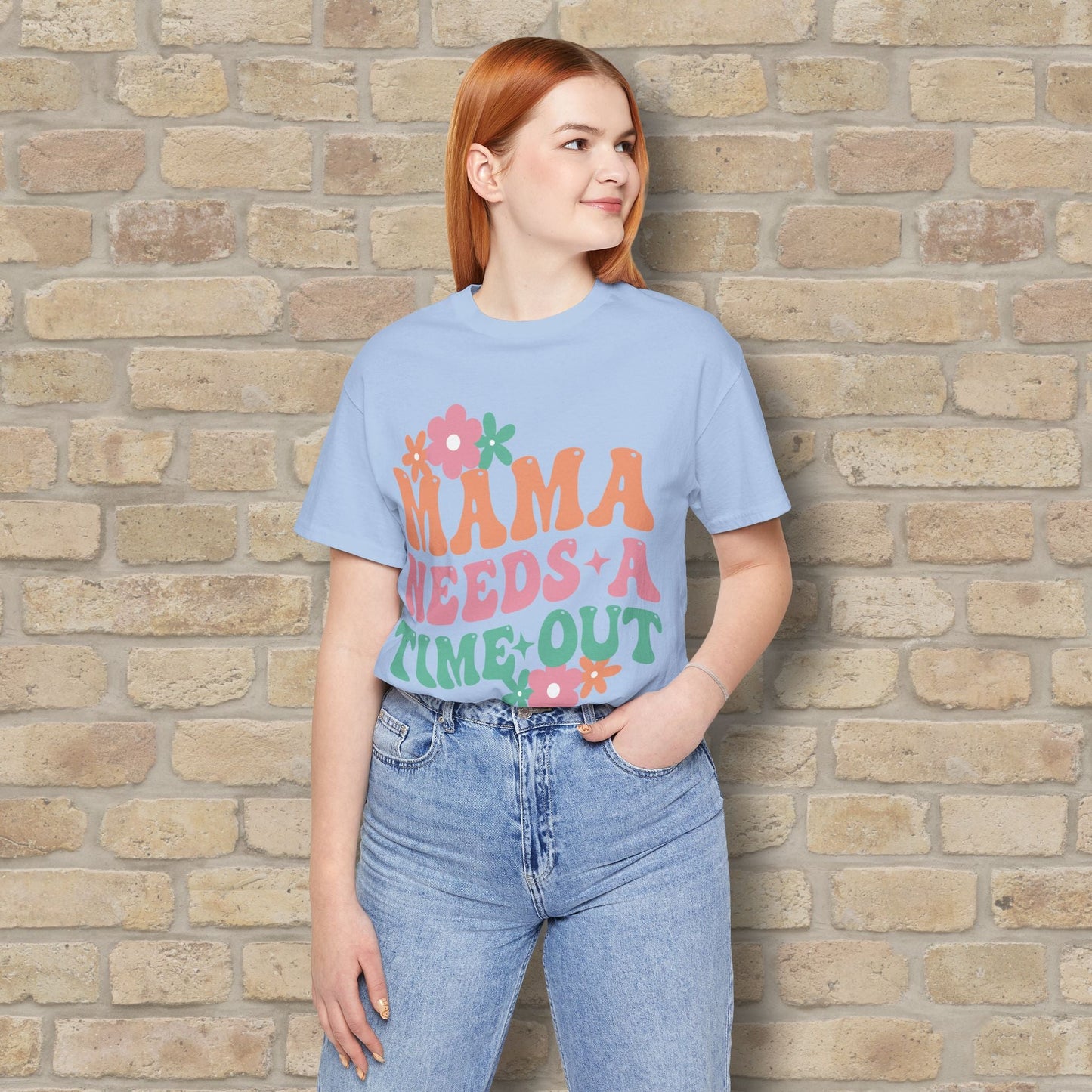Mostly Text T-Shirts Mama Needs a Time - Out Tee - Vibrant Styles
