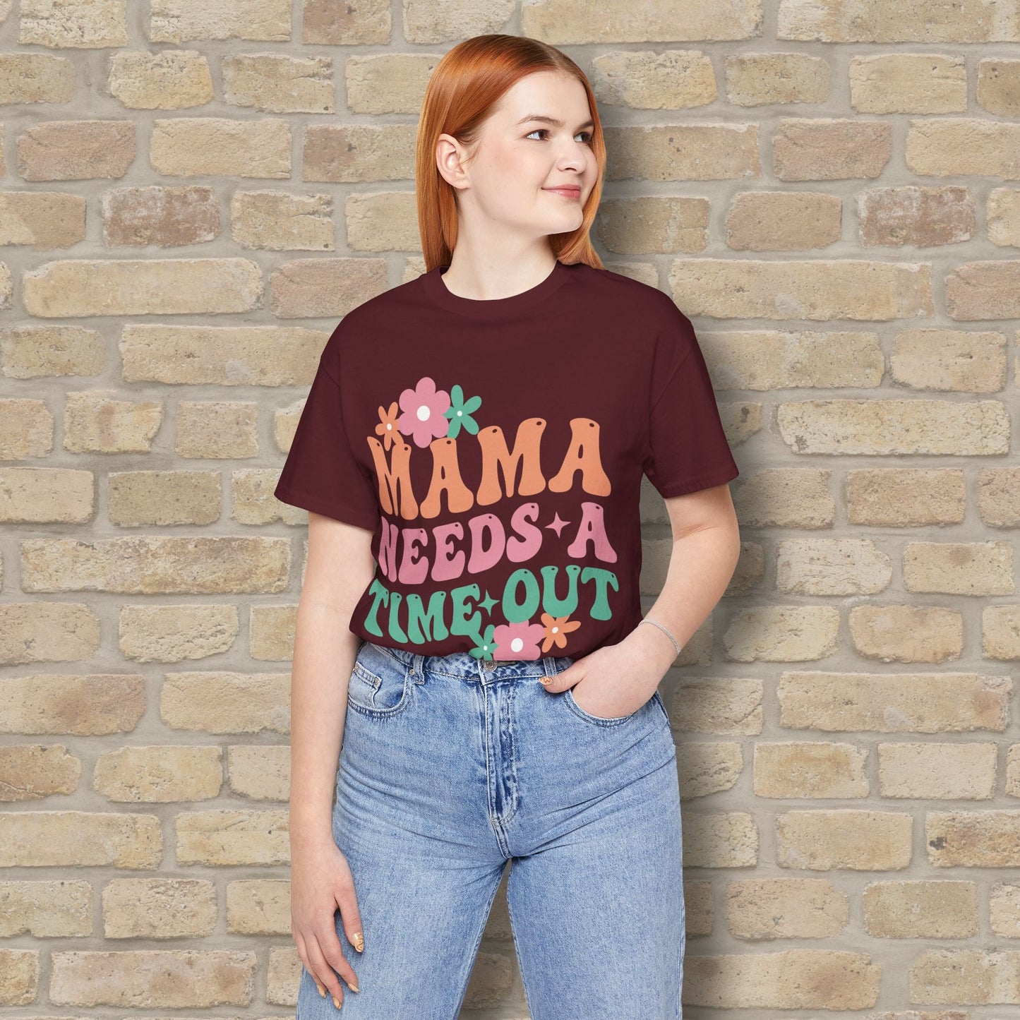Mostly Text T-Shirts Mama Needs a Time - Out Tee - Vibrant Styles