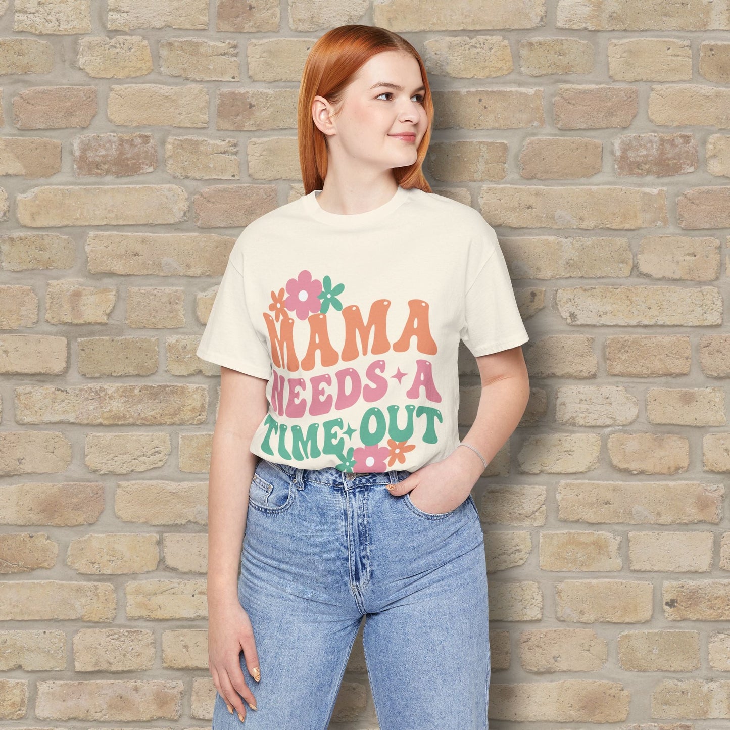 Mostly Text T-Shirts Mama Needs a Time - Out Tee - Vibrant Styles