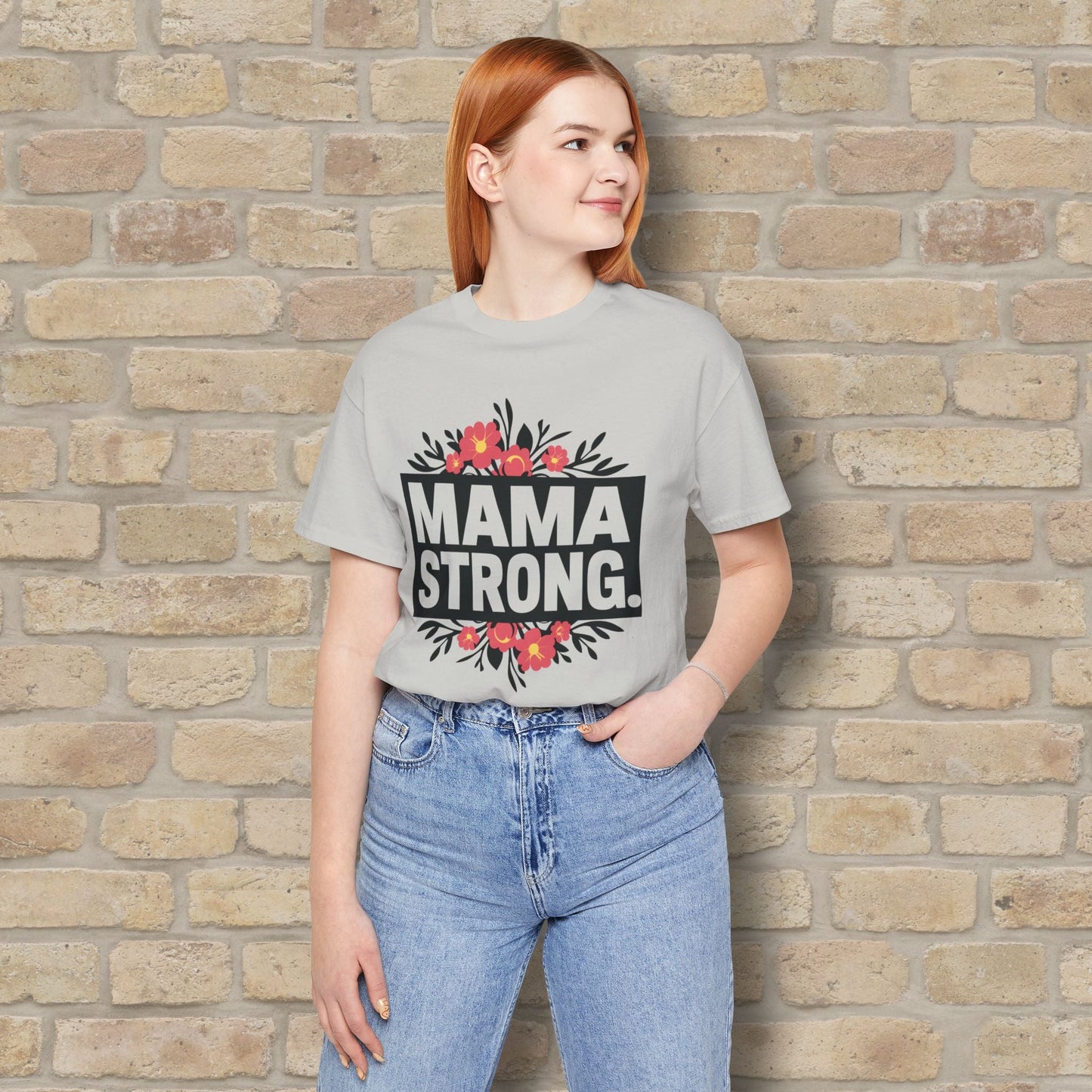 T-Shirt Mama Strong Tee - Vibrant Styles