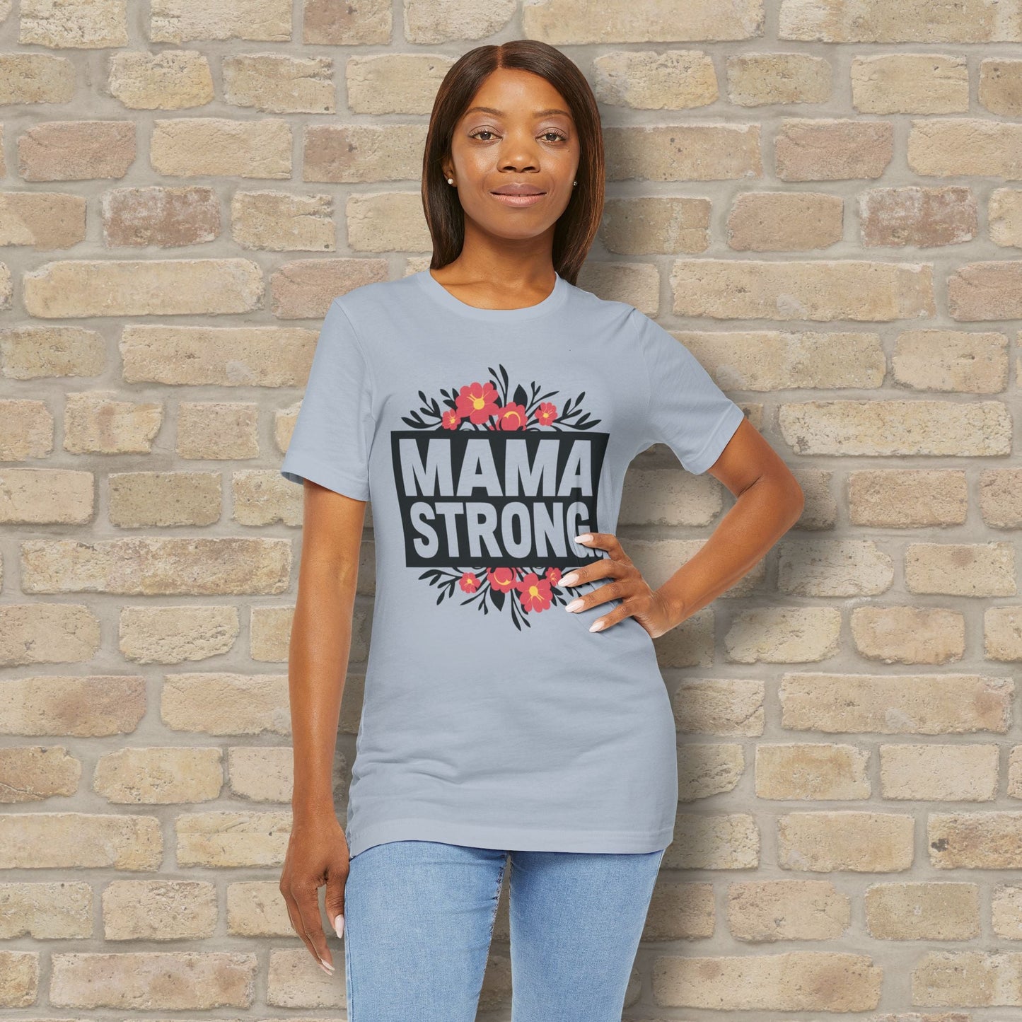T-Shirt Mama Strong Tee - Vibrant Styles