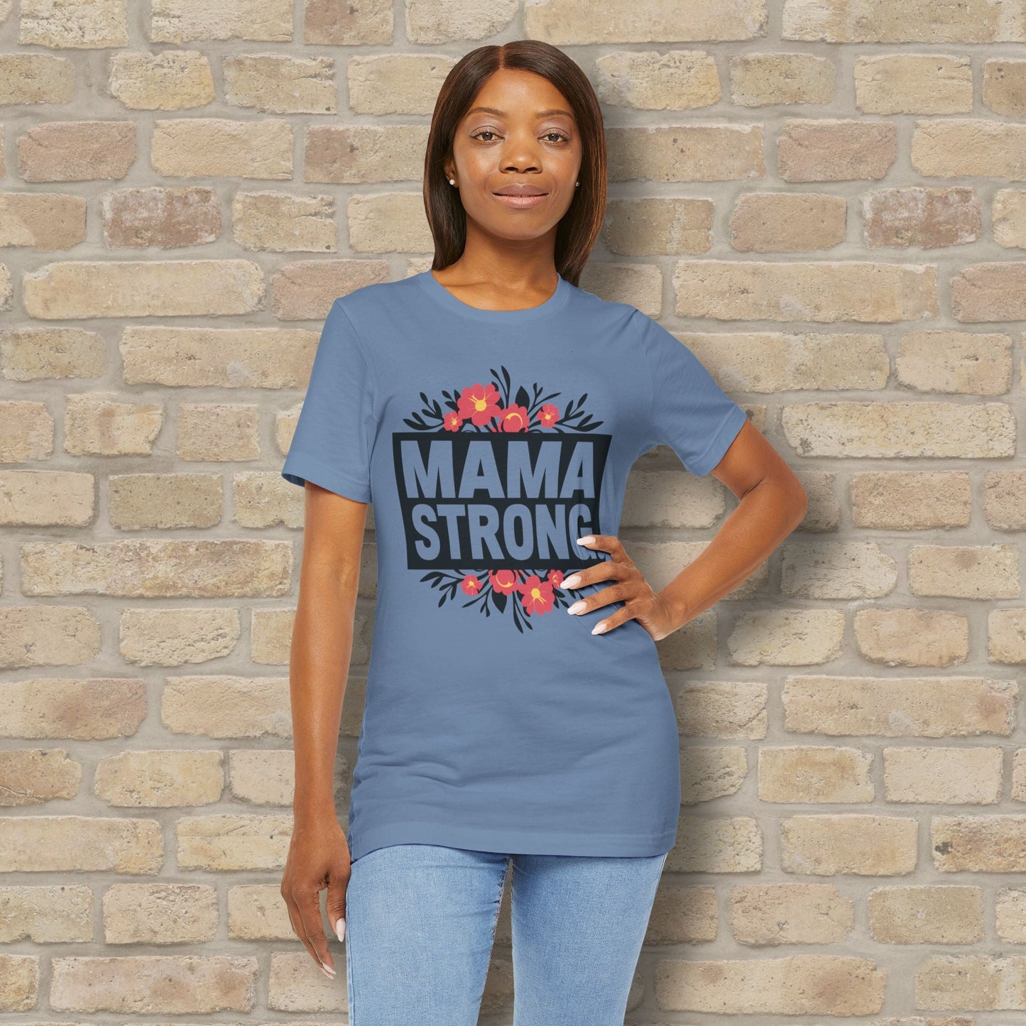 T-Shirt Mama Strong Tee - Vibrant Styles
