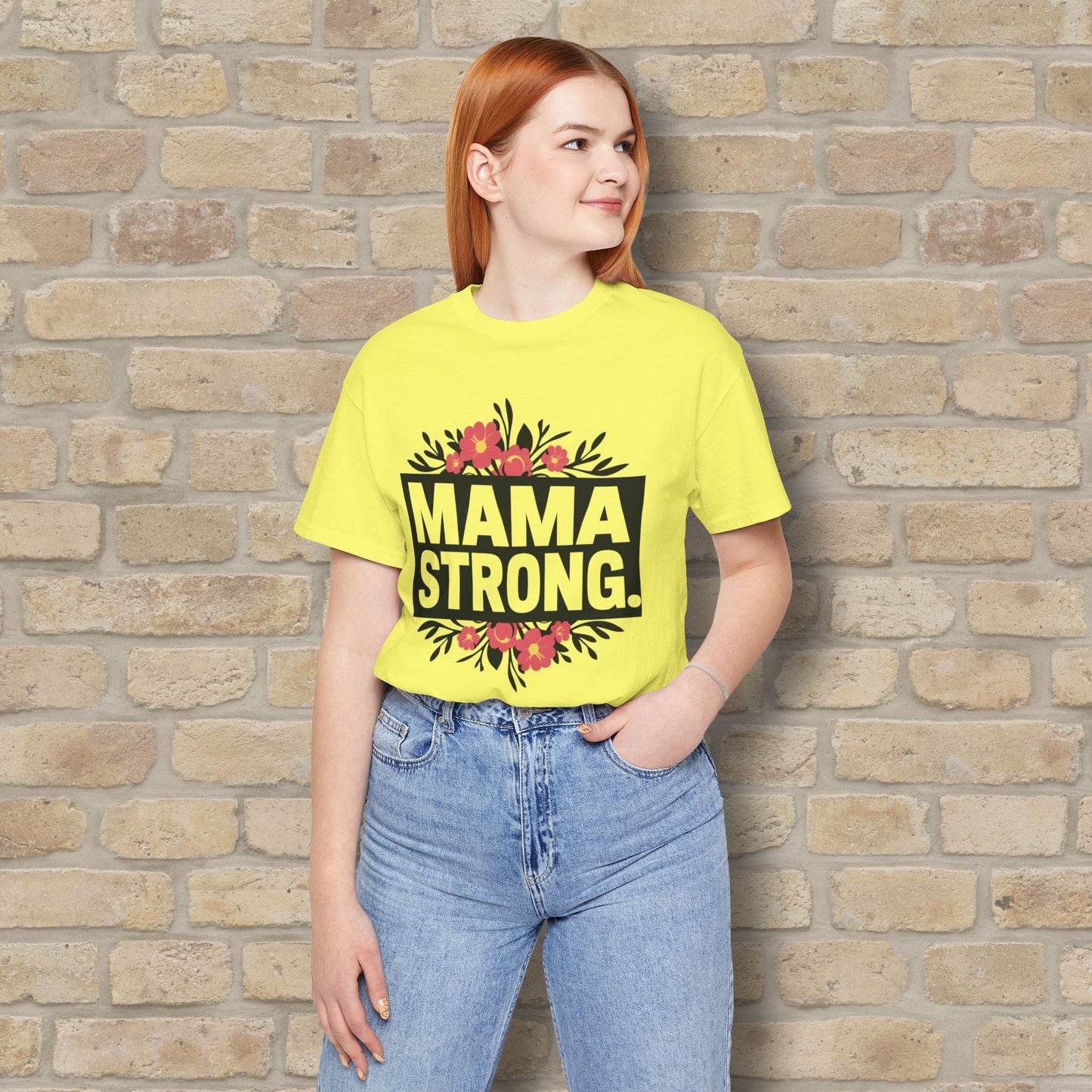 T-Shirt Mama Strong Tee - Vibrant Styles