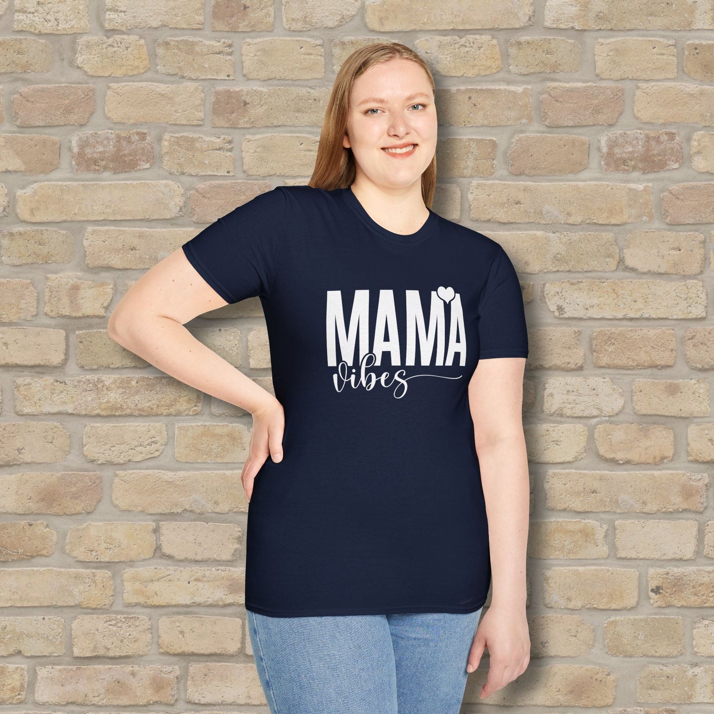Mostly Text T-Shirts Mama Vibes Tee - Vibrant Styles