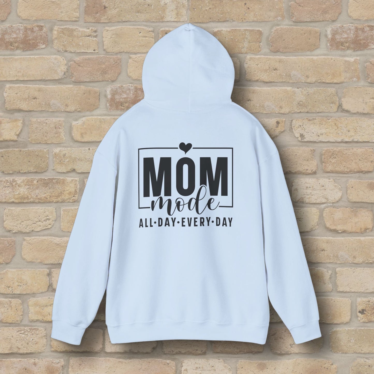 Mostly Text Mom Mode Pullover Hoodie - Vibrant Styles