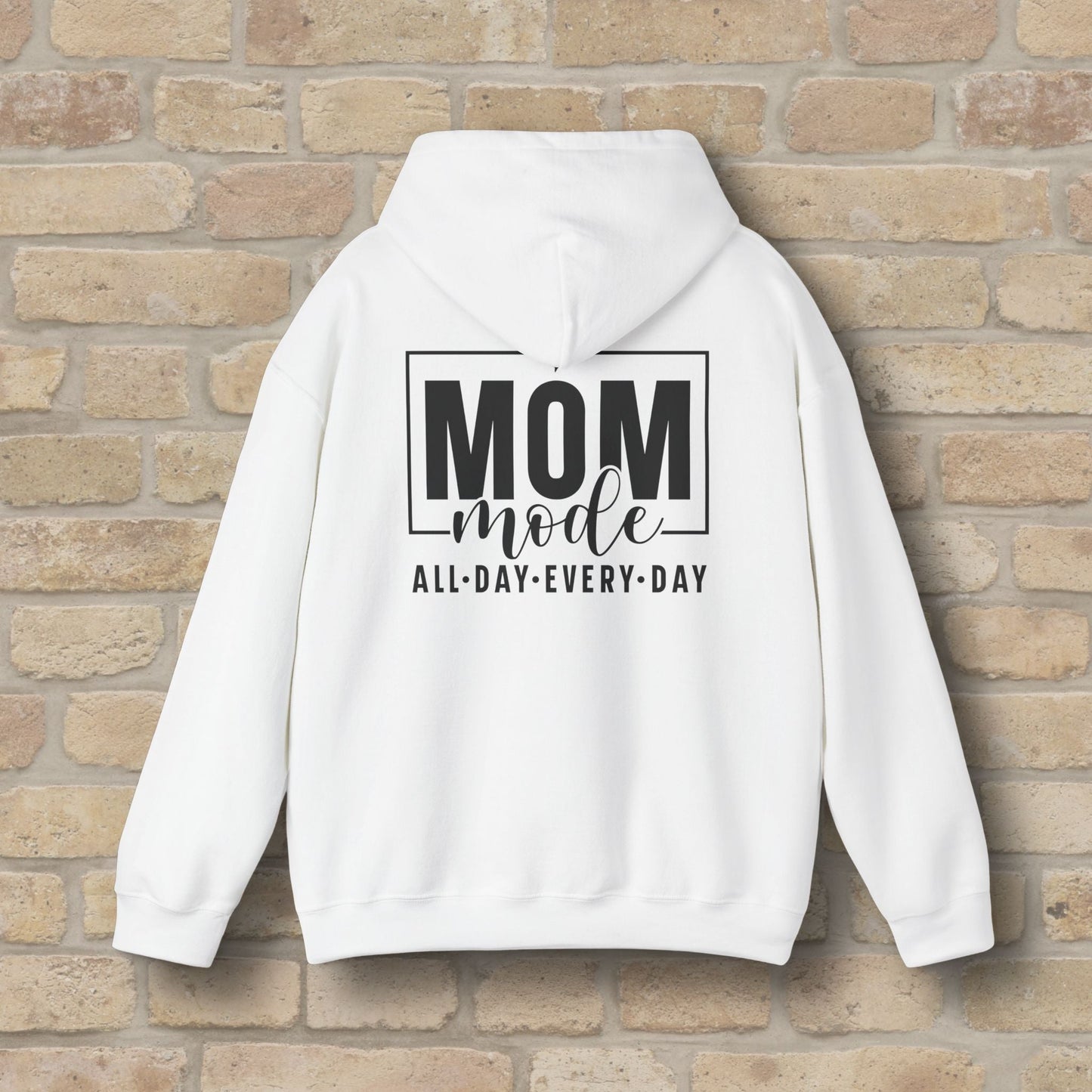 Mostly Text Mom Mode Pullover Hoodie - Vibrant Styles