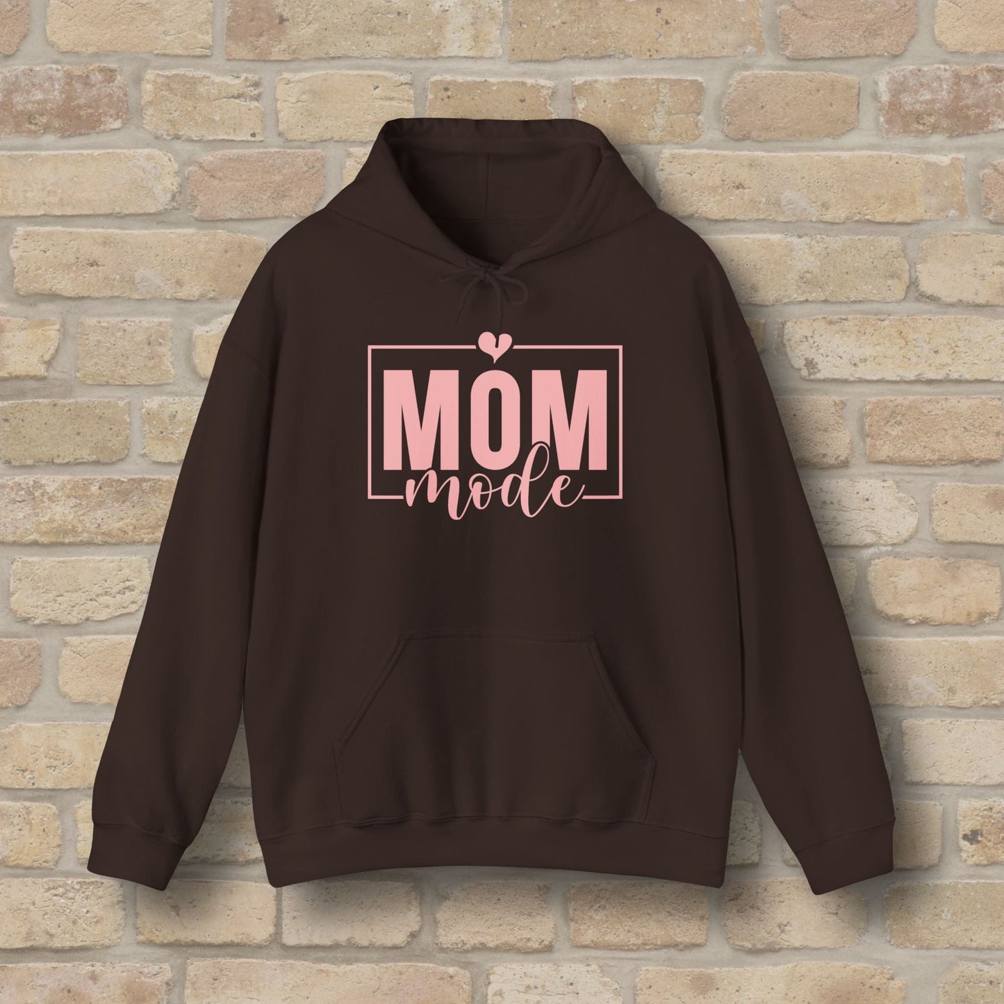 Mostly Text Mom Mode Pullover Hoodie - Vibrant Styles