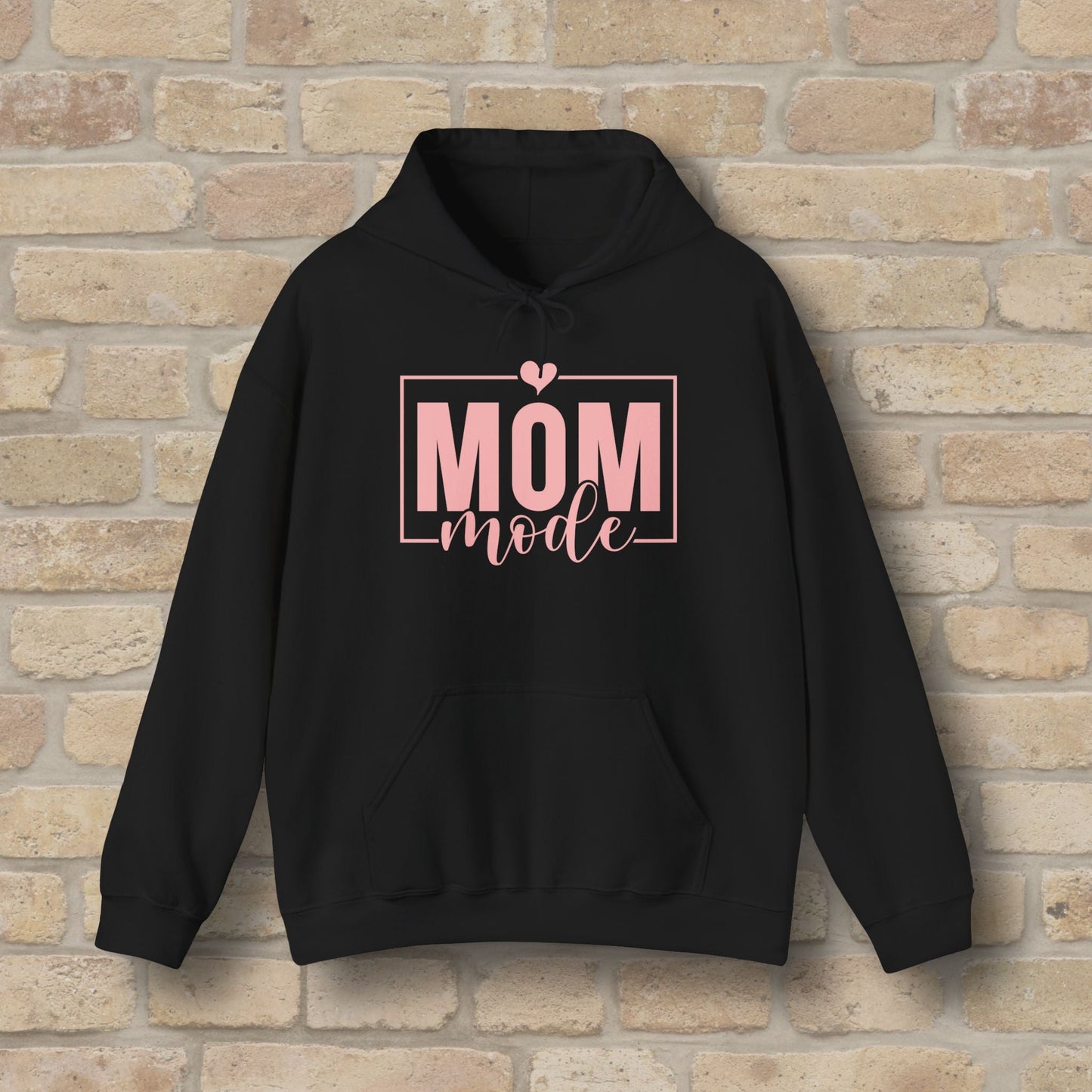 Mostly Text Mom Mode Pullover Hoodie - Vibrant Styles