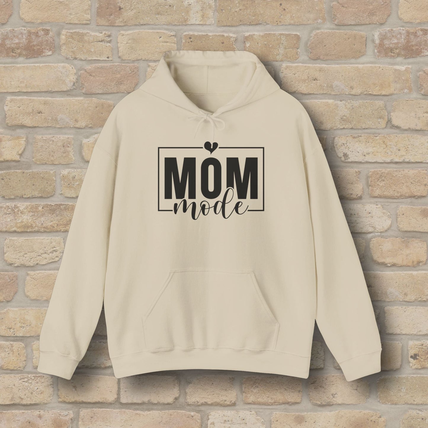 Mostly Text Mom Mode Pullover Hoodie - Vibrant Styles