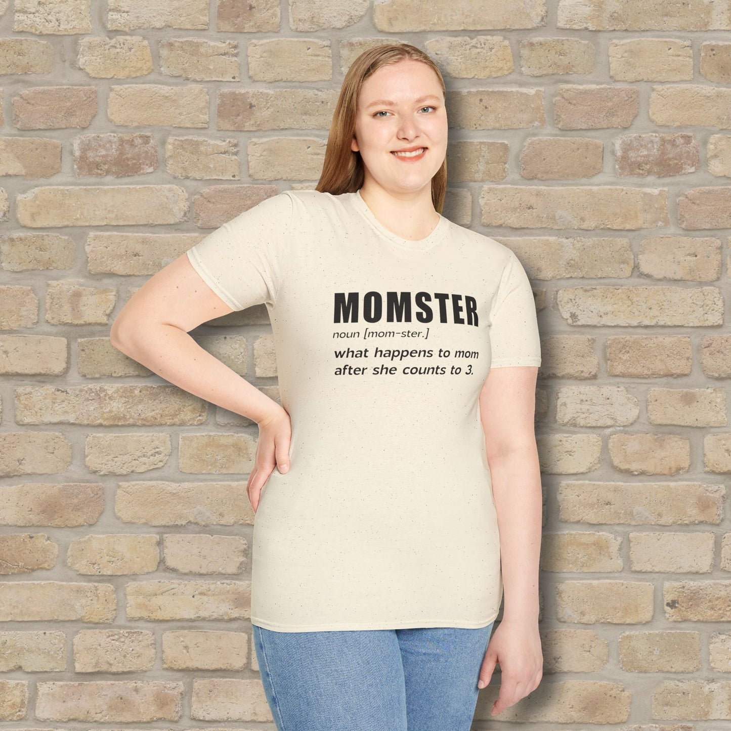 Text Only T-Shirts Mom - ster Defined Tee - Vibrant Styles