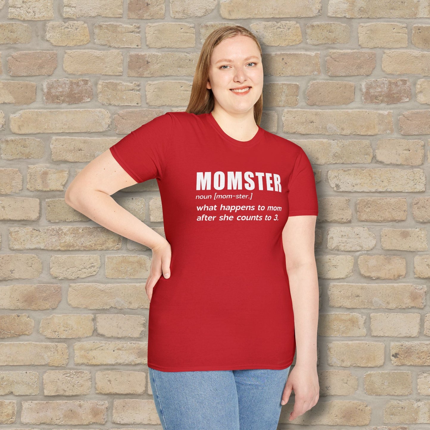 Text Only T-Shirts Mom - ster Defined Tee - Vibrant Styles