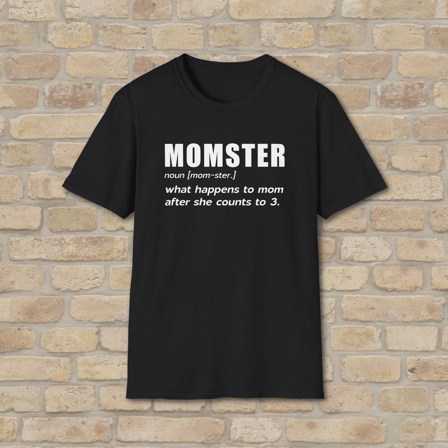 Text Only T-Shirts Mom - ster Defined Tee - Vibrant Styles