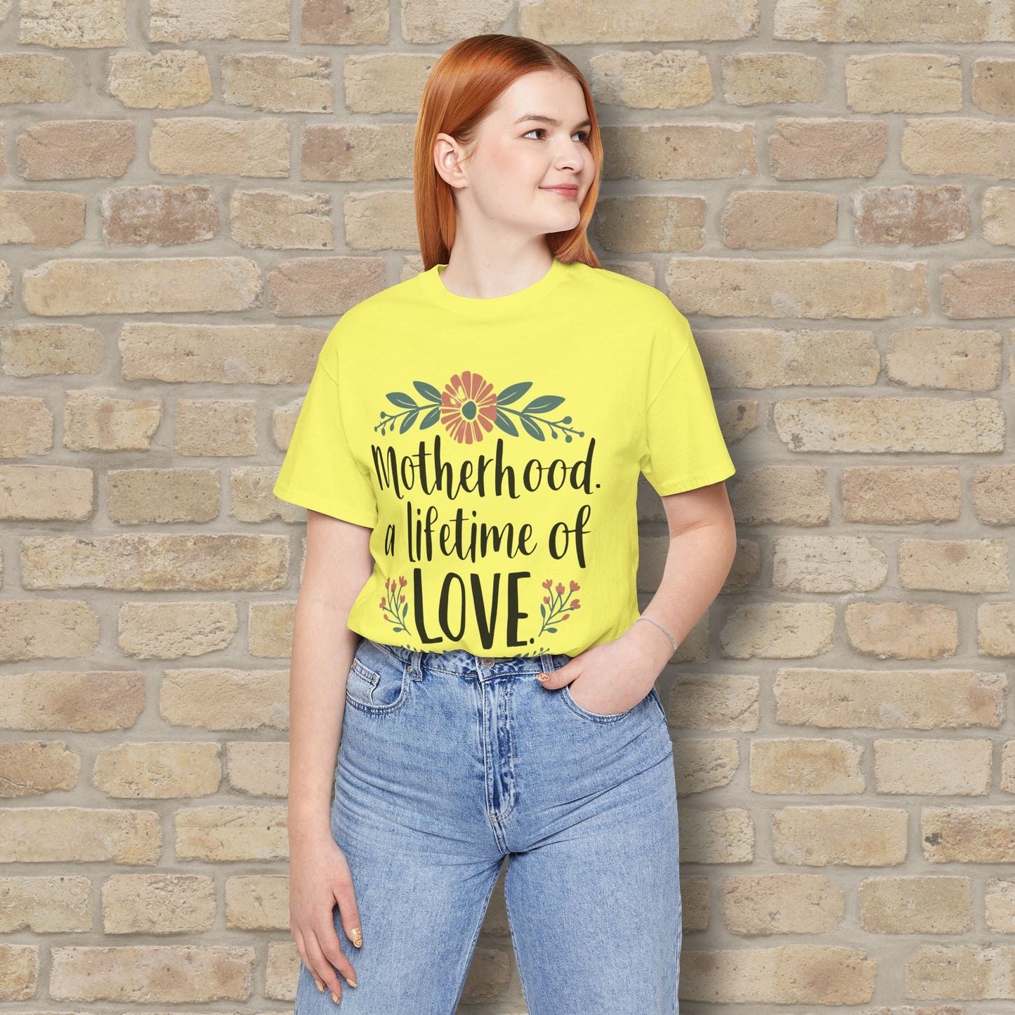 Graphic & Text T-Shirts Motherhood – A Lifetime of Love Tee - Vibrant Styles