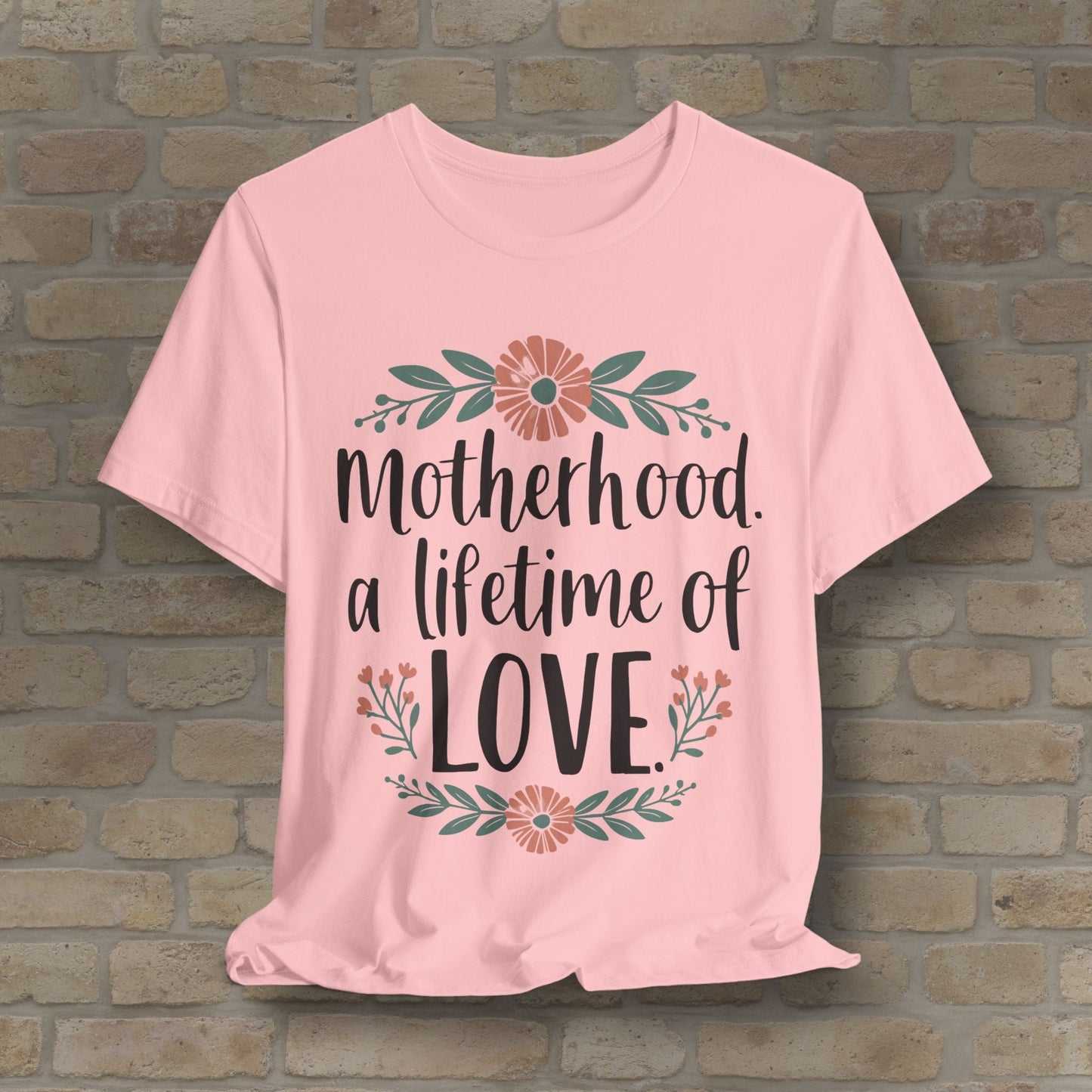 Graphic & Text T-Shirts Motherhood – A Lifetime of Love Tee - Vibrant Styles