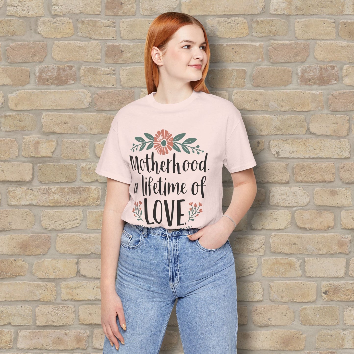 Graphic & Text T-Shirts Motherhood – A Lifetime of Love Tee - Vibrant Styles