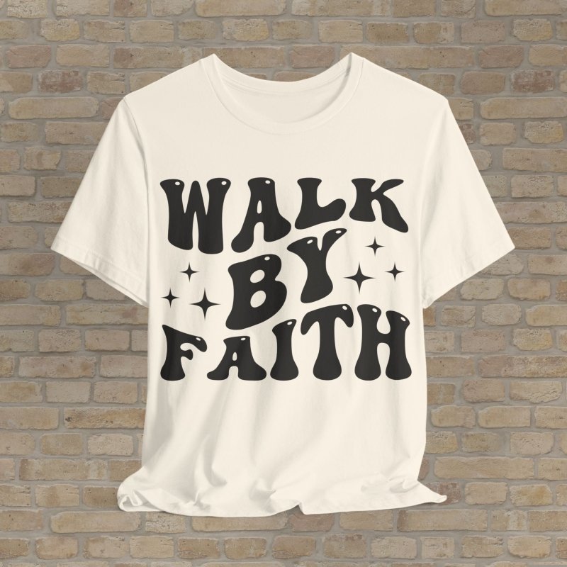 Mostly Text T-Shirts Move With Faith Tee - Vibrant Styles