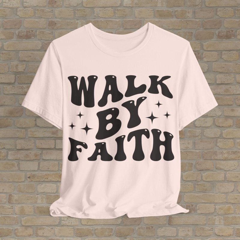 Mostly Text T-Shirts Move With Faith Tee - Vibrant Styles