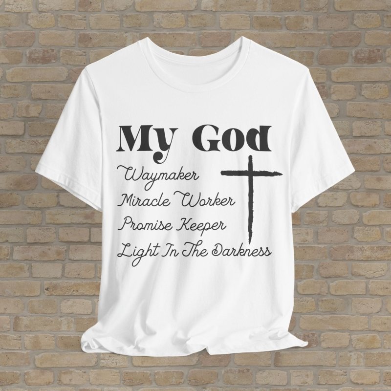 Mostly Text T-Shirts Names of God Tee - Vibrant Styles