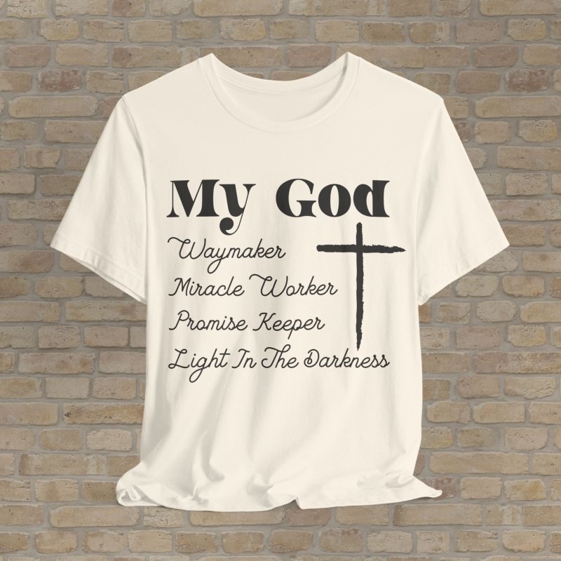 Mostly Text T-Shirts Names of God Tee - Vibrant Styles