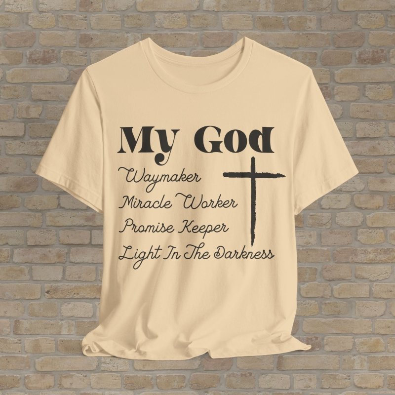 Mostly Text T-Shirts Names of God Tee - Vibrant Styles