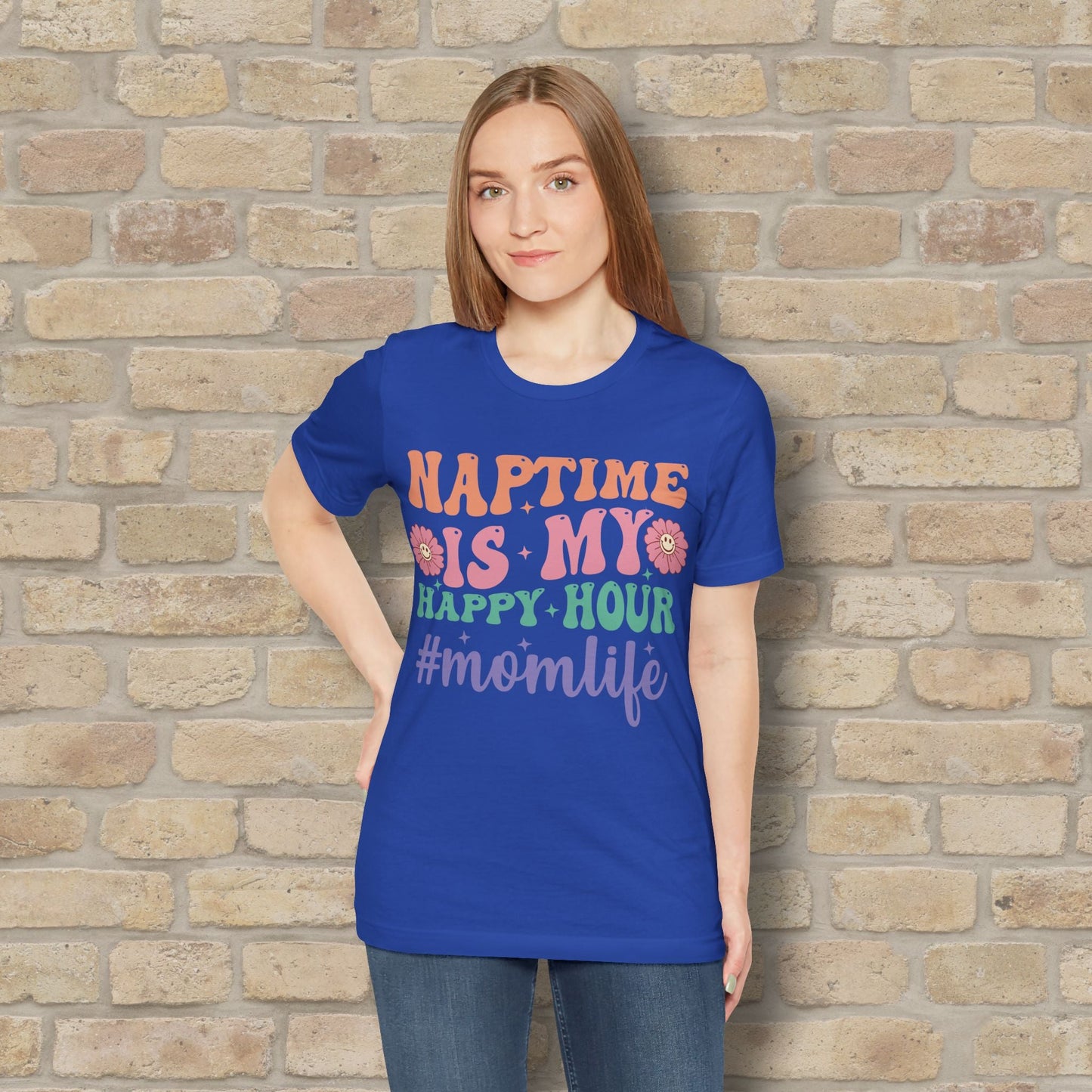Mostly Text T-Shirts Naptime = Happy Hour Tee - Vibrant Styles