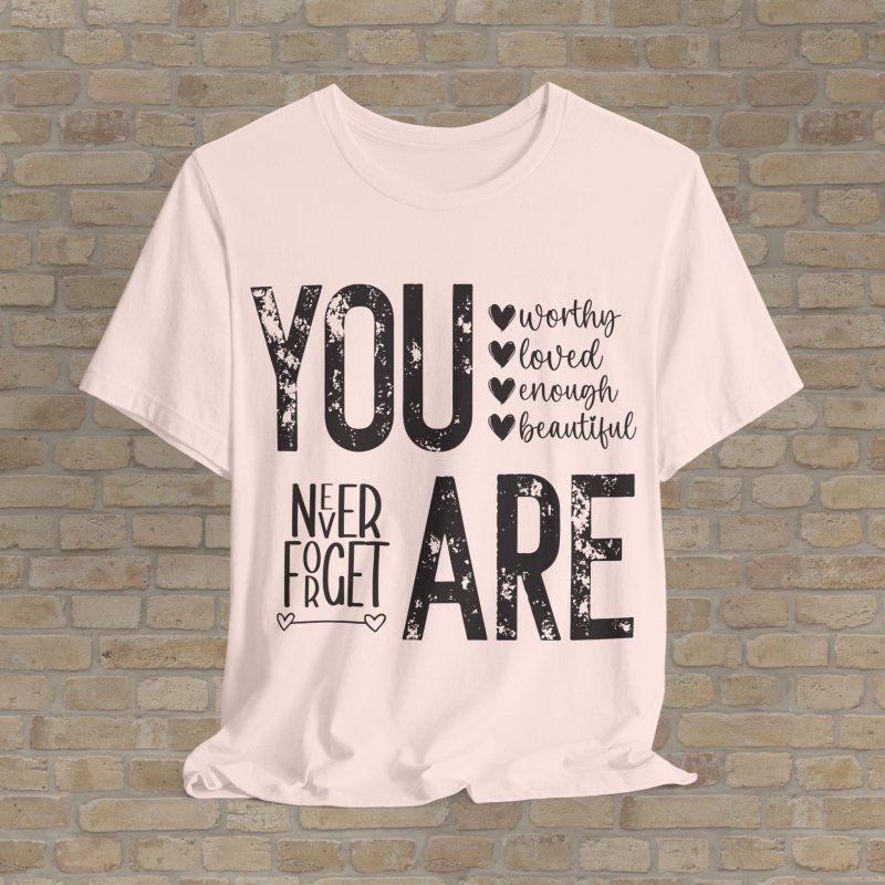 Mostly Text T-Shirts Never Forget Who You Are Tee - Vibrant Styles