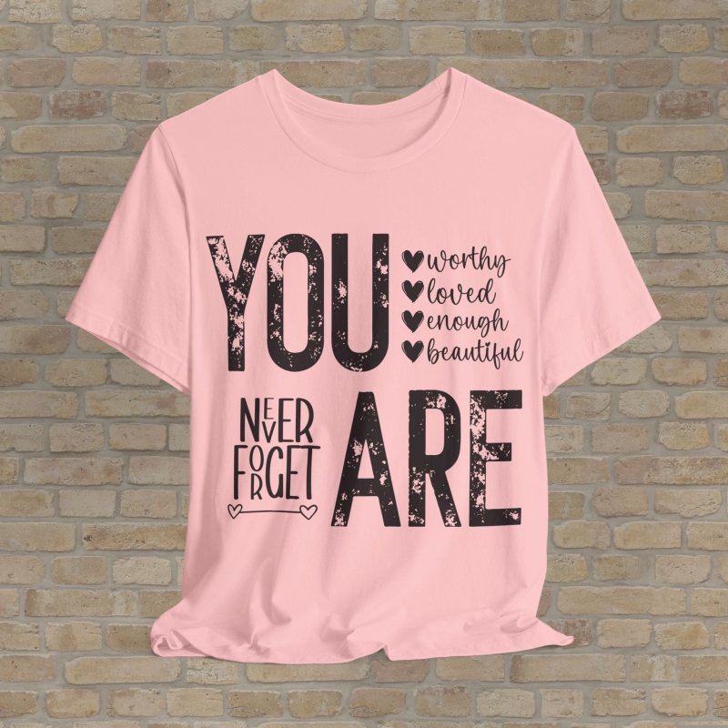 Mostly Text T-Shirts Never Forget Who You Are Tee - Vibrant Styles