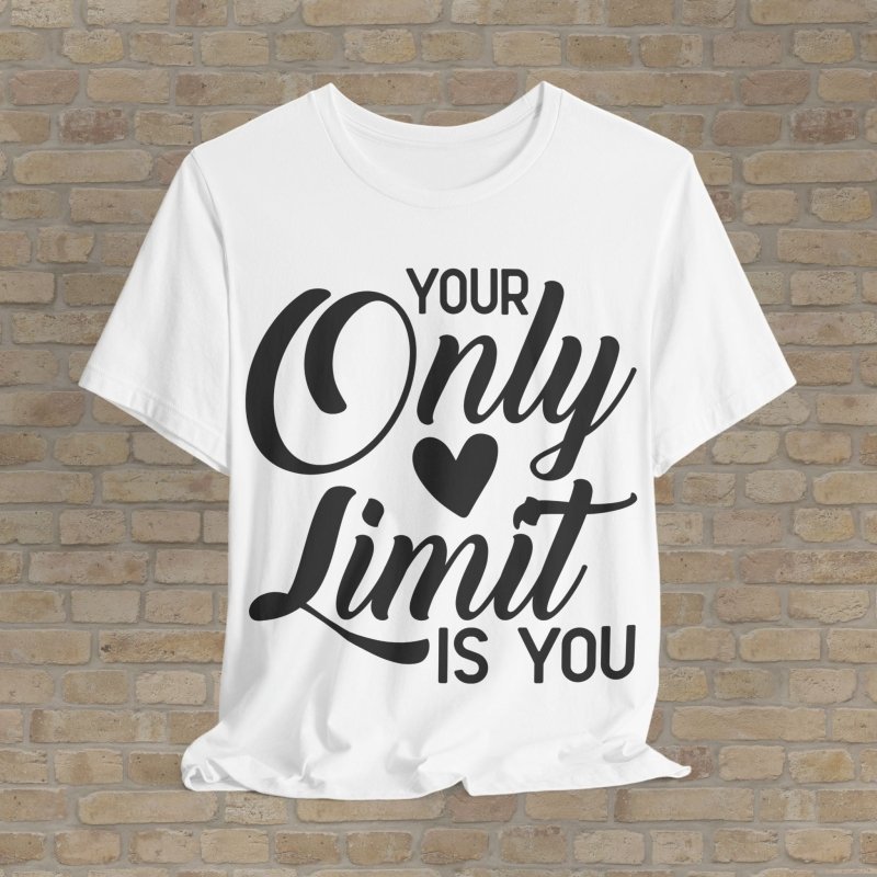 Mostly Text T-Shirts Only Limit Tee - Vibrant Styles