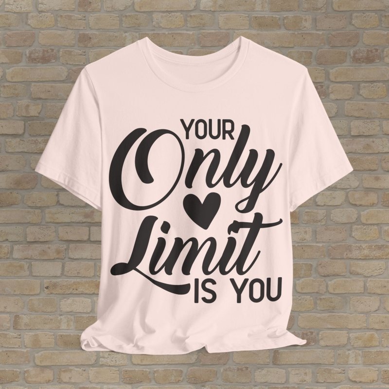 Mostly Text T-Shirts Only Limit Tee - Vibrant Styles