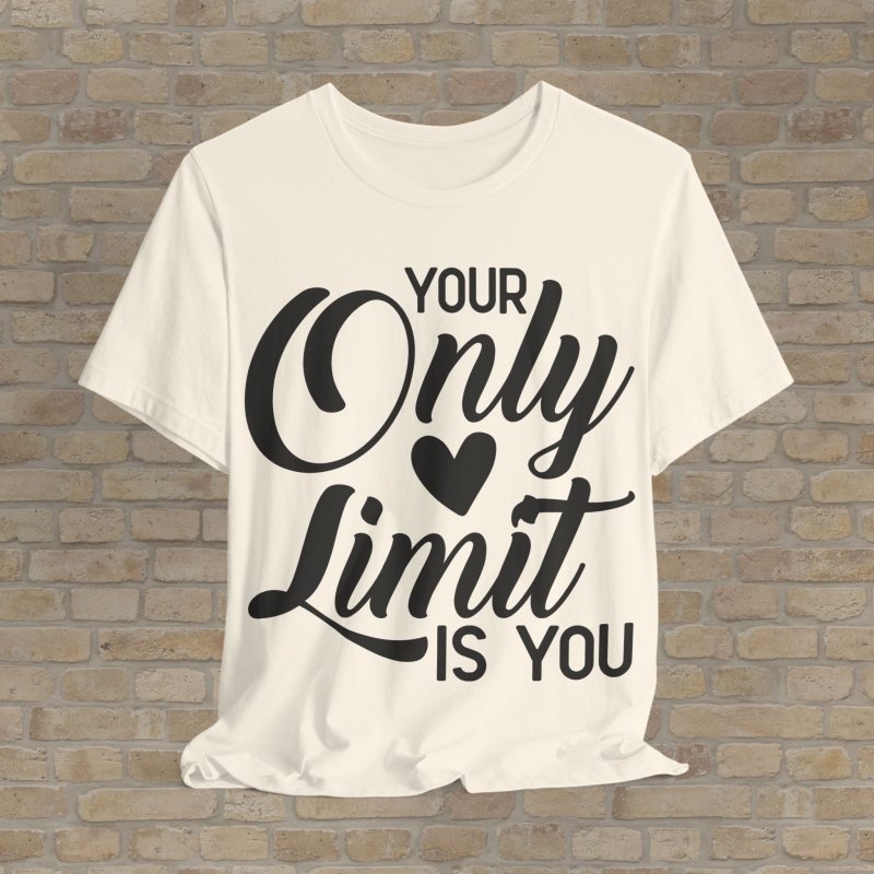 Mostly Text T-Shirts Only Limit Tee - Vibrant Styles