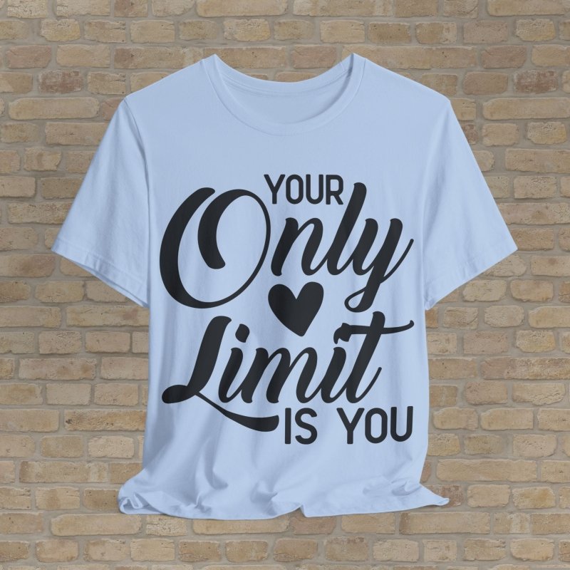 Mostly Text T-Shirts Only Limit Tee - Vibrant Styles