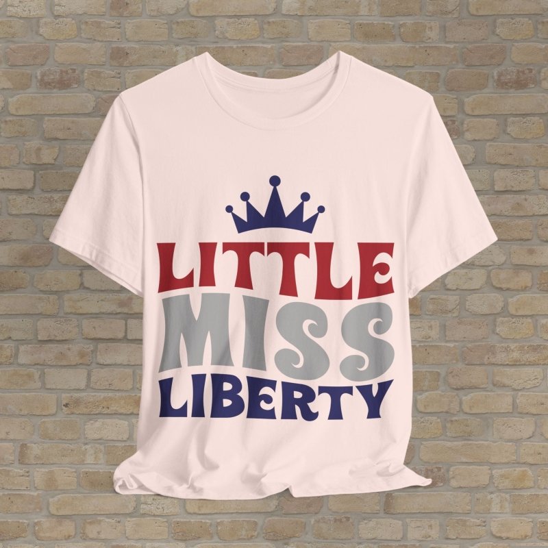 Mostly Text T-Shirts Patriotic Princess Tee - Vibrant Styles