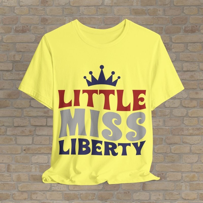 Mostly Text T-Shirts Patriotic Princess Tee - Vibrant Styles